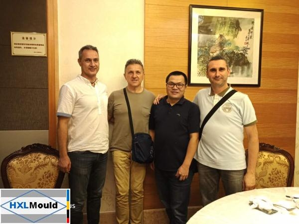 The team of Italian home appliance injection molding company visited